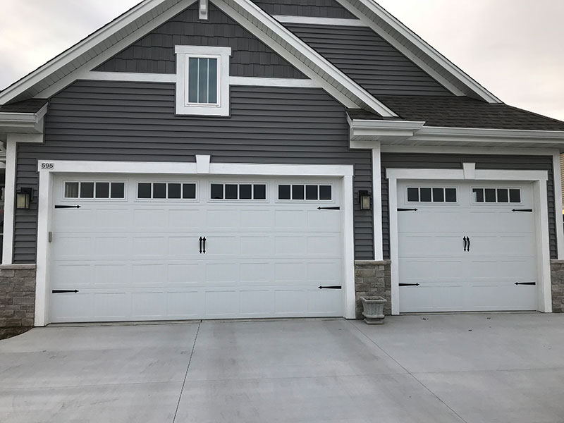Stamped Carriage garage door style in Milwaukee, WI