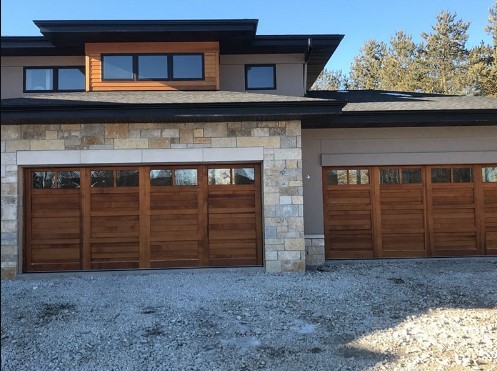Custom-style garage door in Milwaukee, WI