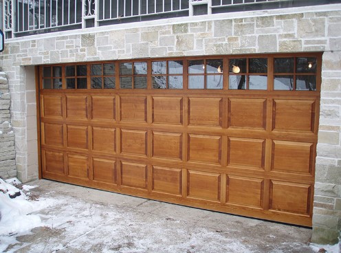 Partial Garage DSemi-custom style garage doors in Milwaukee, WIoors